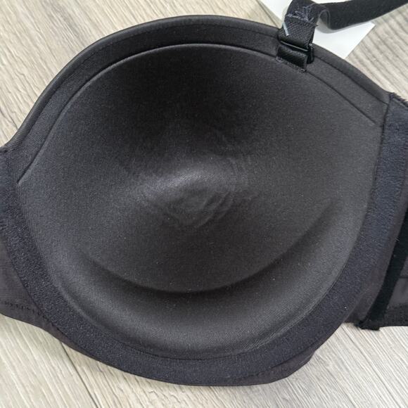 Maidenform Self Expressions Women's Stay Put Strapless Bra SE6990 - Black 40D - Picture 7 of 11